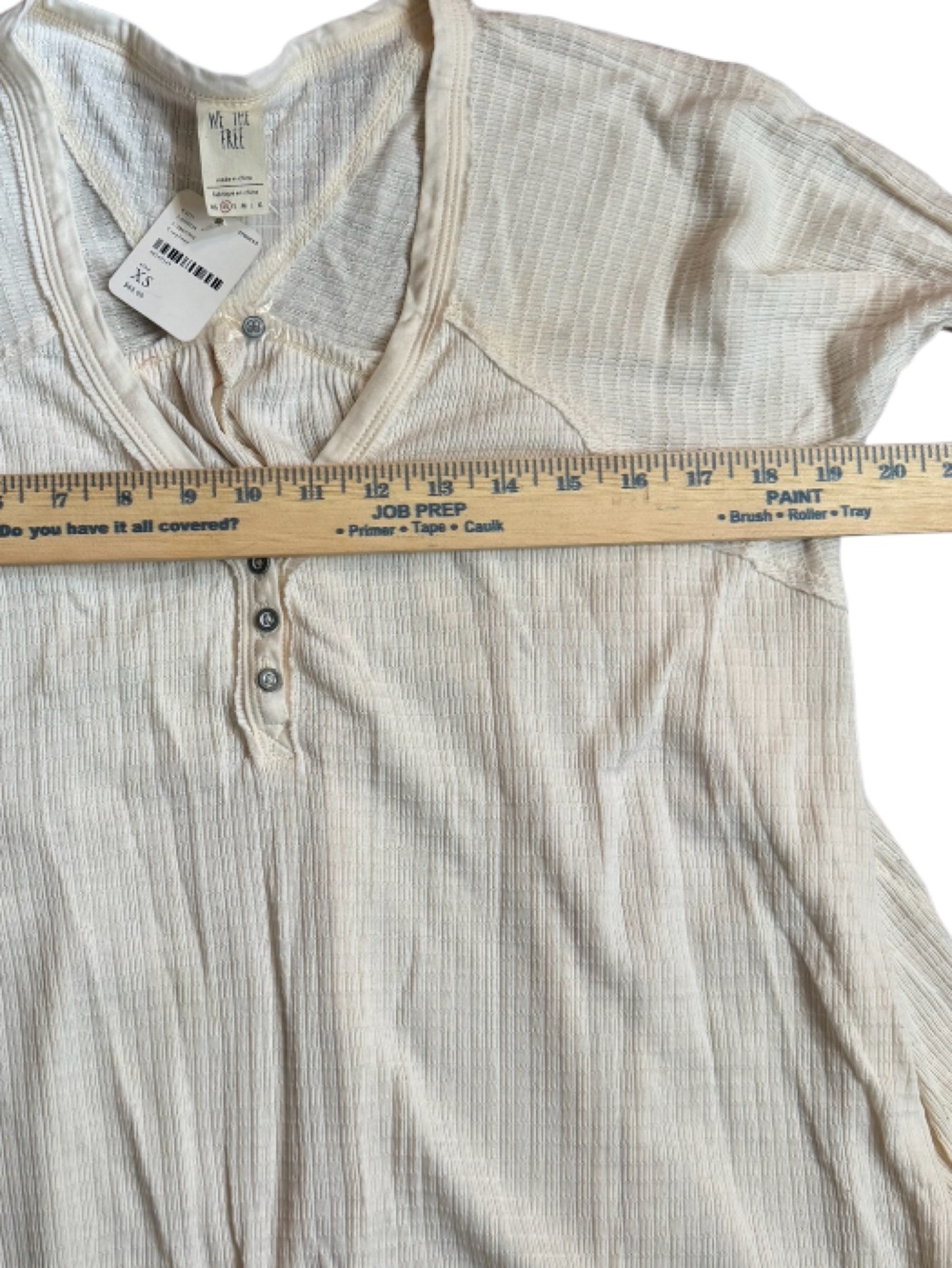 We The Free Citrine Thermal Henley Top by Free People - Picture 5 of 8